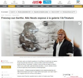 Fresnay-sur-Sarthe. Niki Neuts expose à la galerie l’ArTmature de Ouest France